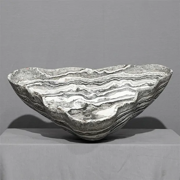 Bowl Onyx marble 55 x 51 x 15cm Unique 016 | wholesaler gems & healing stones