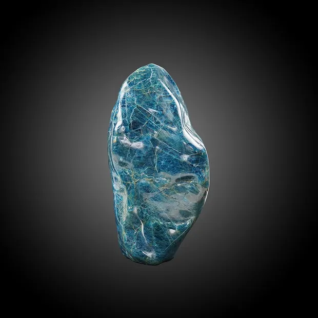 Apatite polie Pièces uniques Freeform 002, 23 x 15,5cm | Marco Schreier