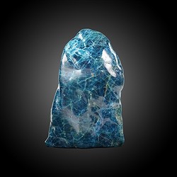 2803020002 Apatita pulida de forma libre única 002, 23 x 15,5cm | Marco Schreier