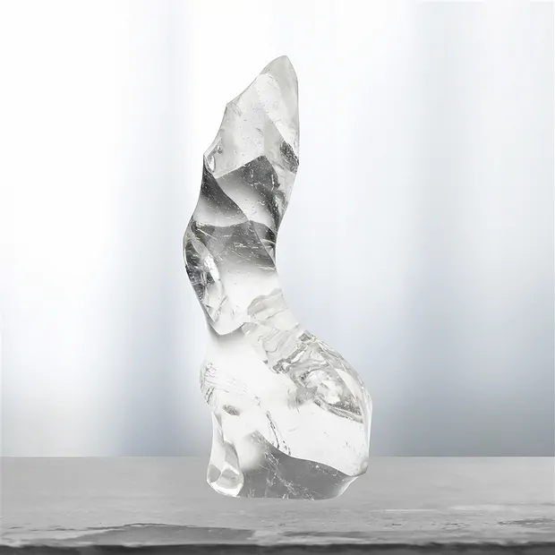 Freeform Rock Crystal, 15cm, unique 011 | wholesaler gems & healing stones