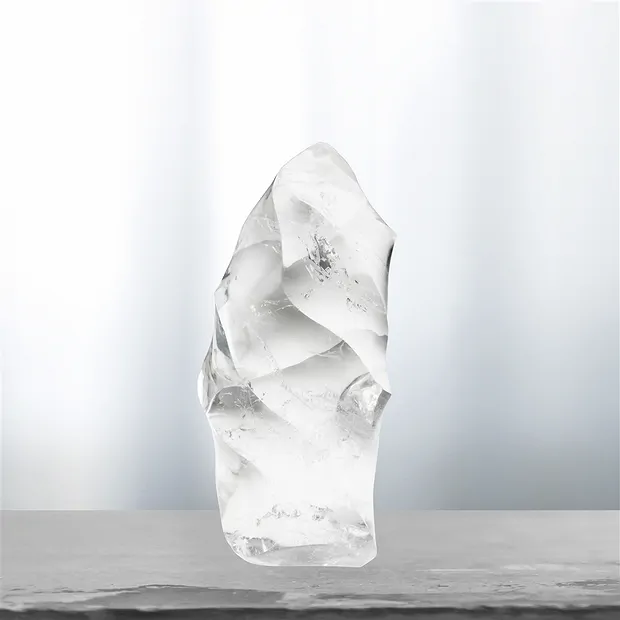 Freeform Rock Crystal, 12cm, unique 012 | wholesaler gems & healing stones