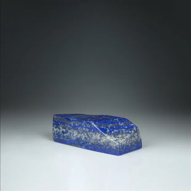 Pièces polies d'un côté Lapis-lazuli, 7 x 14cm, Pièces uniques 011 | Marco Schreier
