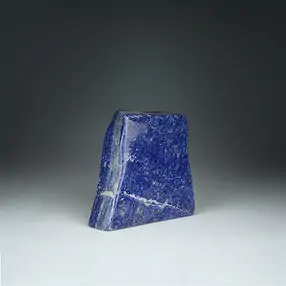 Lapislázuli tallado, 13 x 12 cm, pieza única 012 | Marco Schreier