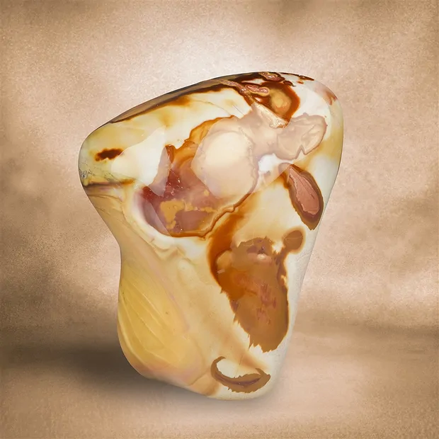 Jaspe policromo de forma libre, 14 cm, único 005 | Marco Schreier