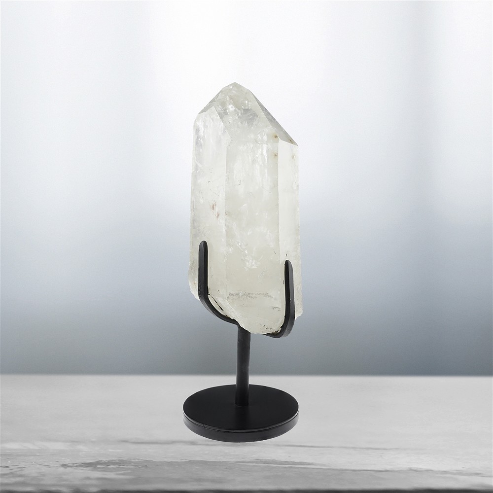 Rock Crystal on stand unique 033, 32cm | Schreier gems, healing stones & jewelry