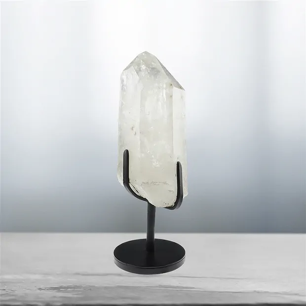 Bergkristall auf Ständer Unikat 033, 32cm | GH Edelsteine, Heilsteine & Schmuck