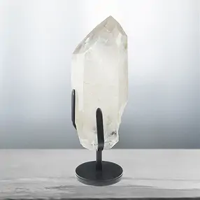 Rock Crystal on stand unique 035, 26cm | Schreier gems, healing stones & jewelry