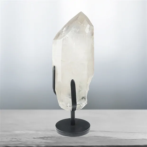 Cristallo di rocca su supporto unico 035, 26 cm | Marco Schreier