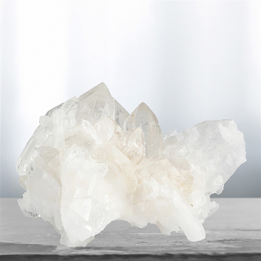 Cluster Rock Crystal unique 046, 8cm | wholesaler gems, healing stones & jewelry
