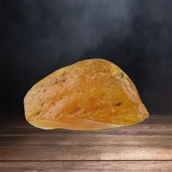 2804036001 One side polished piece Amber (natural), 08,5cm unique 001 | Marco Schreier