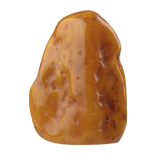 One side polished piece Amber (natural), 07,5cm unique 006 | Marco Schreier