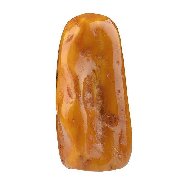 One side polished piece Amber (natural), 07,5cm unique 006 | Marco Schreier