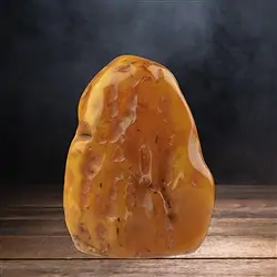 2804036006 One side polished piece Amber (natural), 07,5cm unique 006 | Marco Schreier