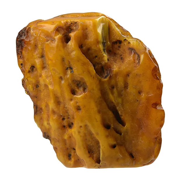Pièces polies d'Ambre (naturel), 12,0cm Pièces uniques 016 | Marco Schreier