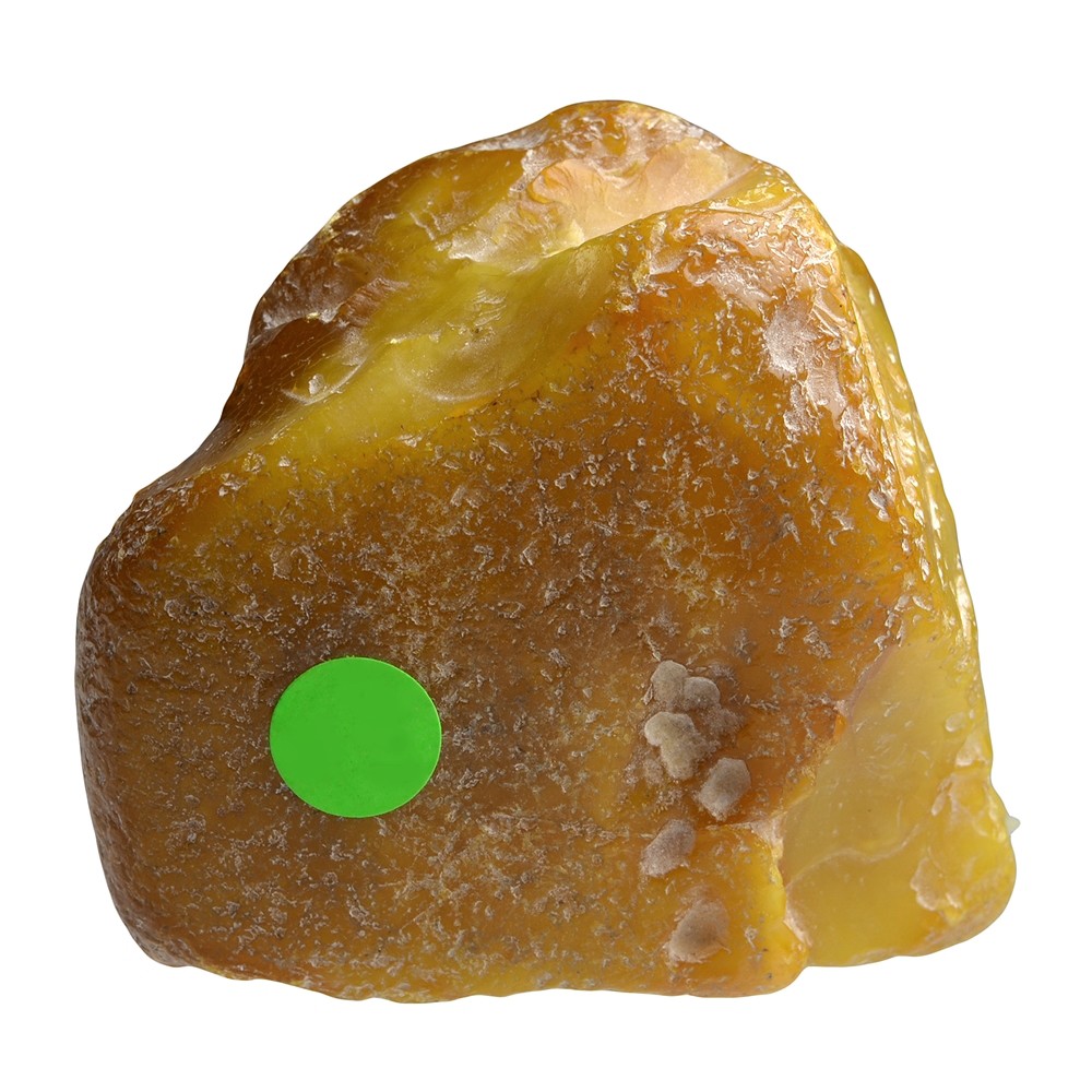 One side polished piece Amber (natural), 06,7cm unique 019 | Marco Schreier