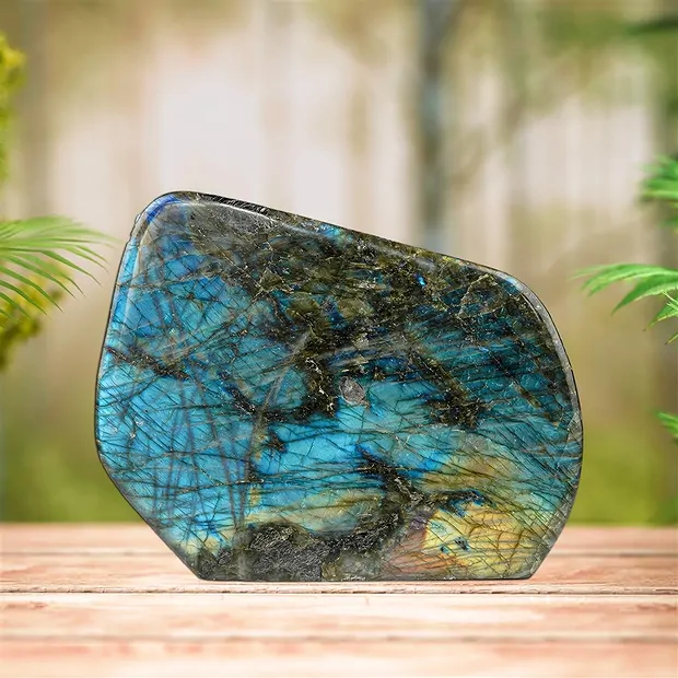 Freeform labradorite, 18 x 15cm, unique 001 | wholesaler gems & healing stones