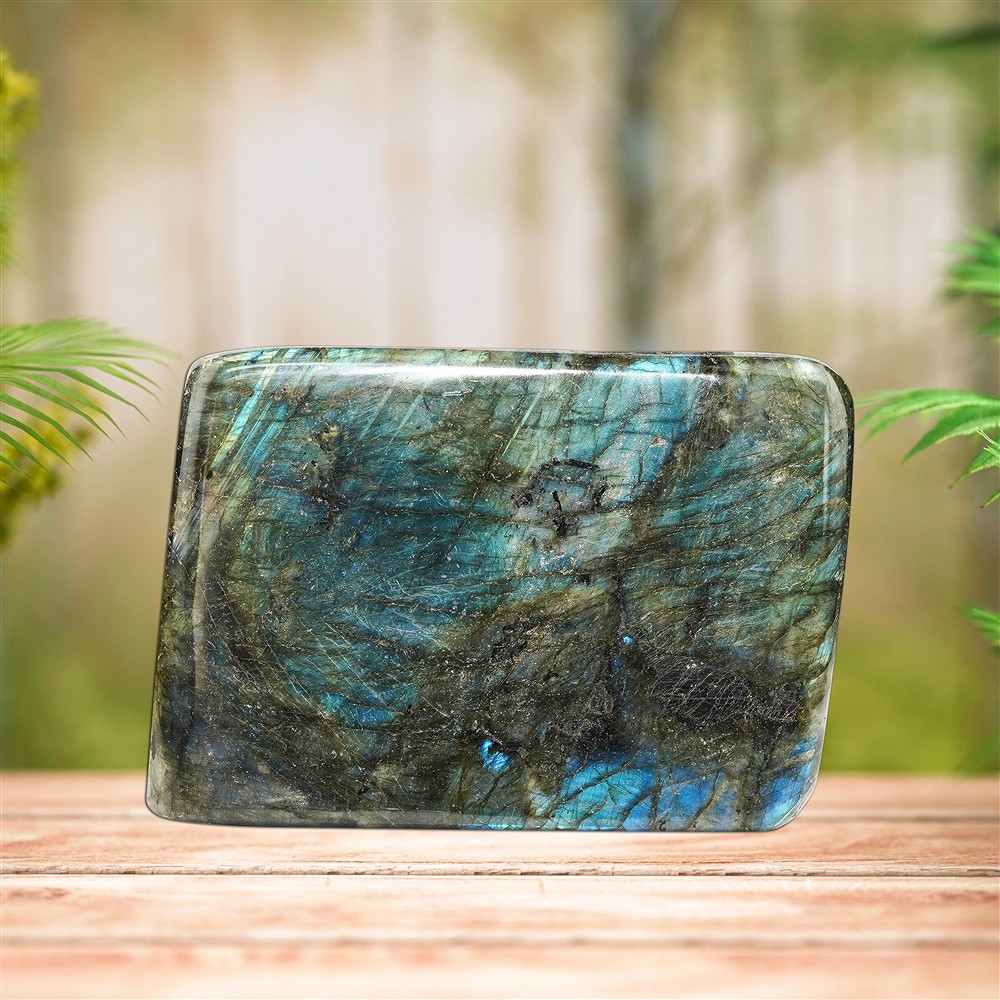 Labradorite a forma libera, 15 x 11 cm, unico 006 | Marco Schreier