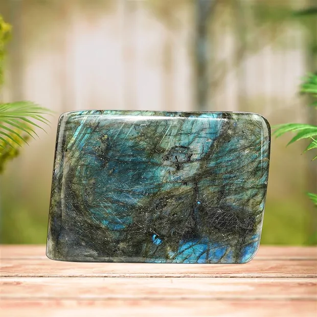 Labradorite a forma libera, 15 x 11 cm, unico 006 | Marco Schreier