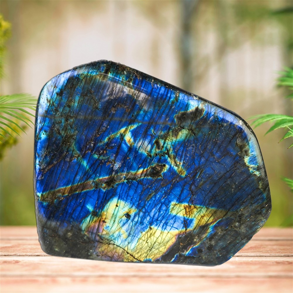 Freeform labradorite, 18 x 20cm, unique piece 010 | Marco Schreier