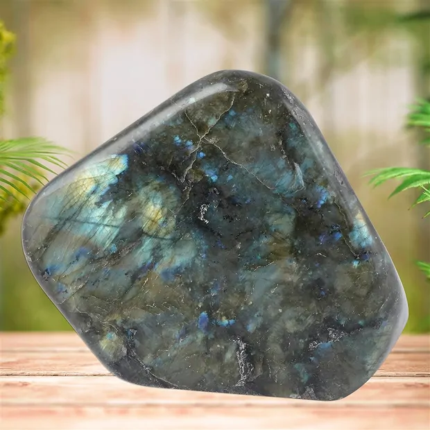 Anschliff Labradorit, 10,5 x 13cm, Unikat 019 | Edelsteine, Heilsteine & Schmuck