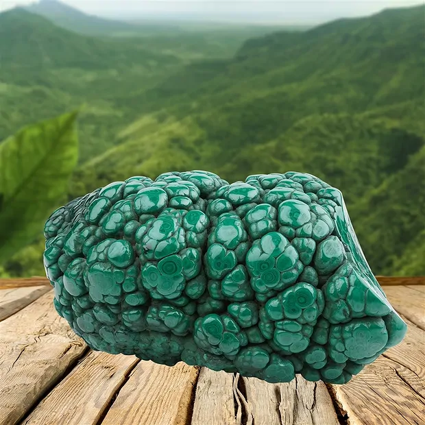 Freeform Malachite, 13cm, unique 003 | wholesaler gems, healing stones & jewelry