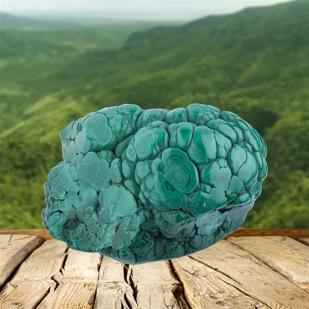 Freeform Malachite, 11.5 x 7cm, unique 004 | wholesaler gems & healing stones