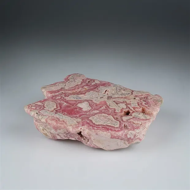 One side polished piece Rhodochrosite, 13 x 11cm, unique 011 | Marco Schreier