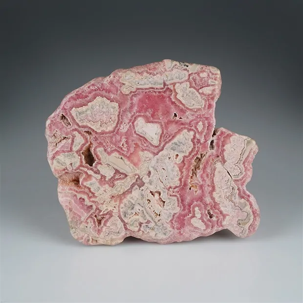 One side polished piece Rhodochrosite, 13 x 11cm, unique 011 | Marco Schreier