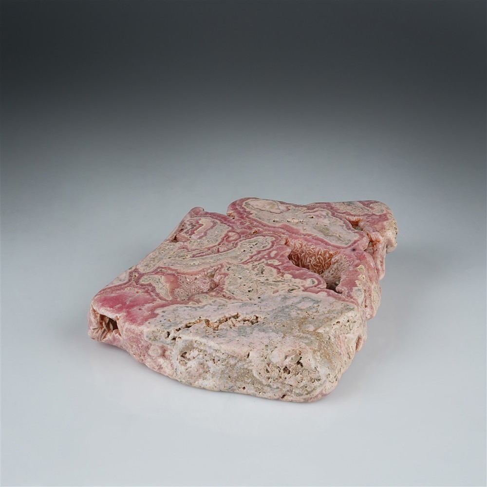 Platte Rhodochrosit, 13 x 10cm, Unikat 012 | GH Edelsteine, Heilsteine & Schmuck