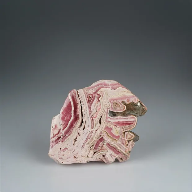 Plaque Rhodochrosite, 8 x 8cm, Pièces uniques 015 | Marco Schreier