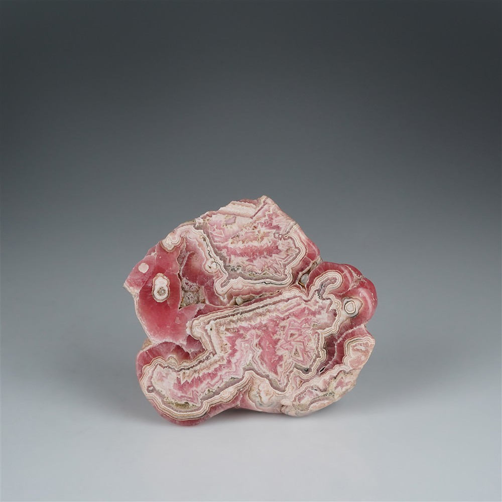 Plaque Rhodochrosite, 9 x 8cm, Pièces uniques 016 | Marco Schreier