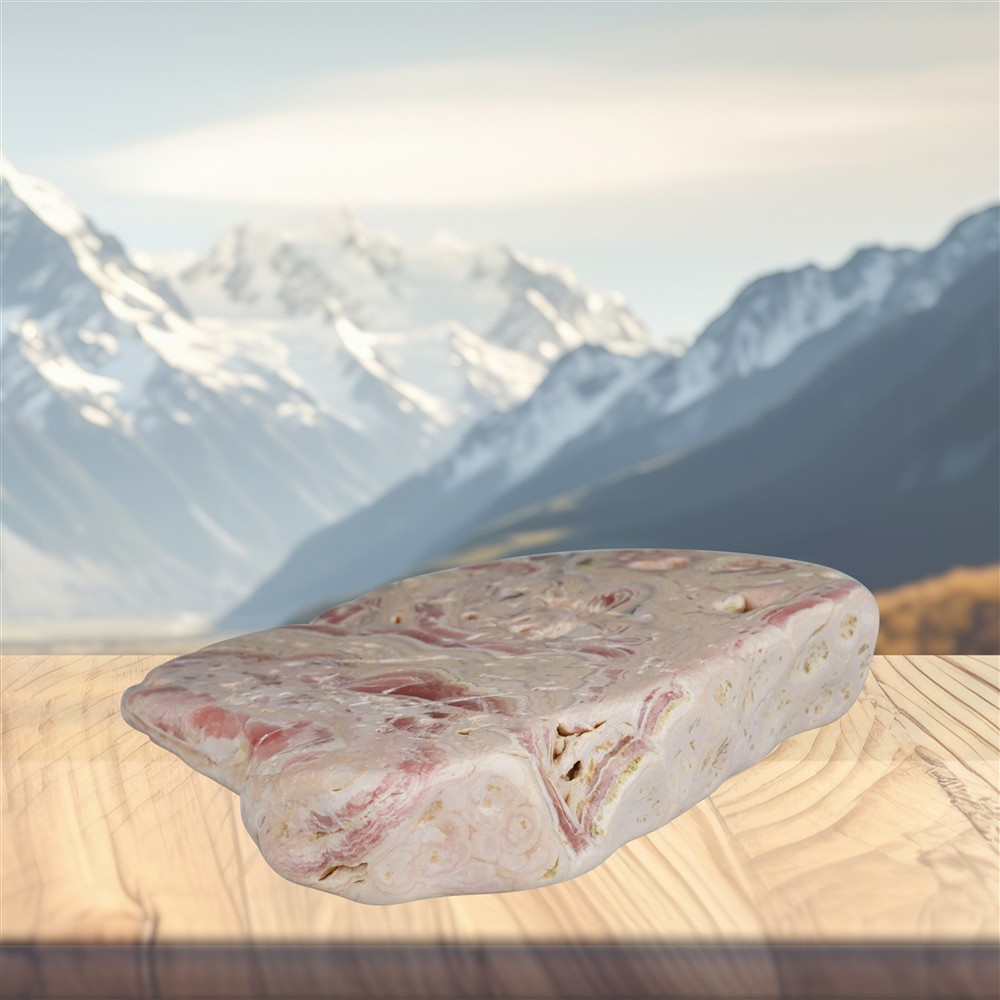 Freeform Rhodochrosite, 9 x 7cm, unique 021 | wholesaler gems & healing stones