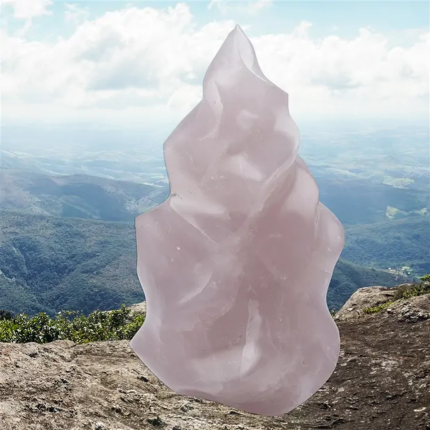 Freeform Rose Quartz Unique 014, 17cm | wholesale gems, healing stones & jewelry