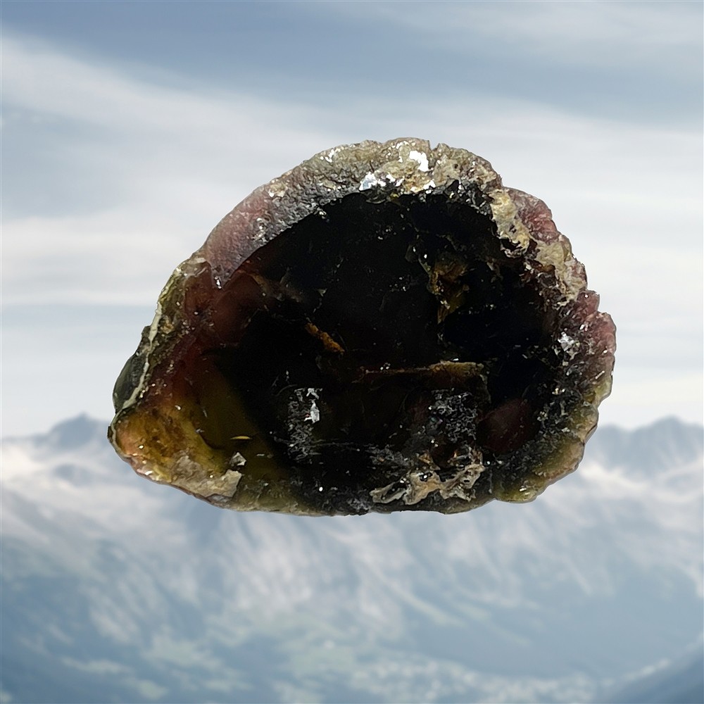 Disco di tormalina unico 026 | gemme, pietre curative e gioielli all'ingrosso