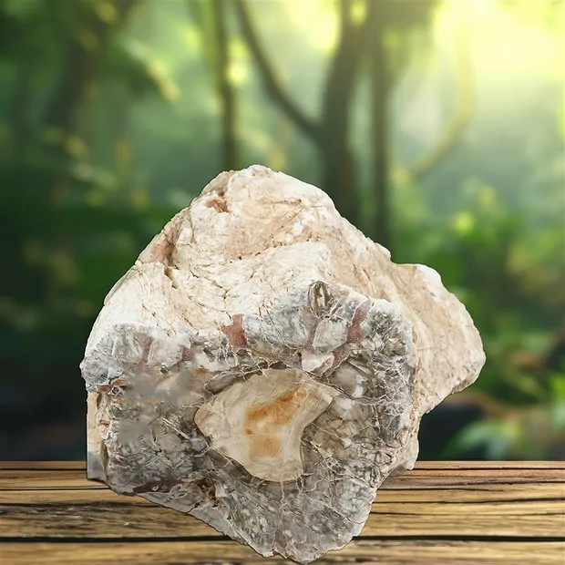 Madera petrificada lijada, 14 x 18cm, único 009 | Marco Schreier