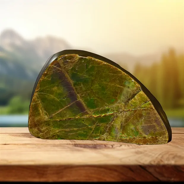 Ammolith-Anschliff Unikat 012 | Großhändler Edelsteine, Heilsteine & Schmuck