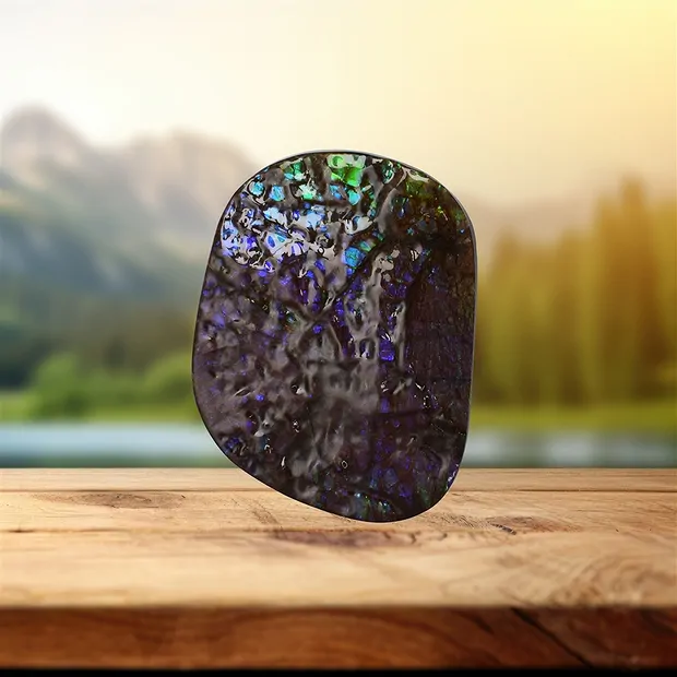 One side polished piece unique 032 | wholesaler gems, healing stones & jewelry