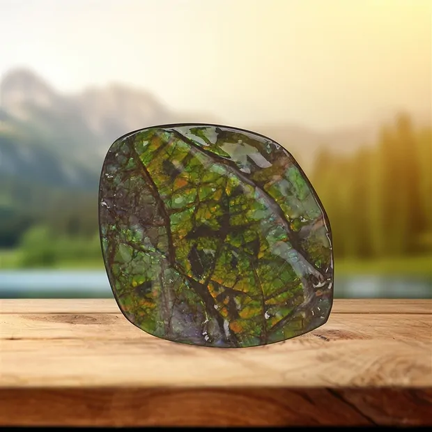 Ammolita tallada única 054 | piedras preciosas, piedras curativas y joyería