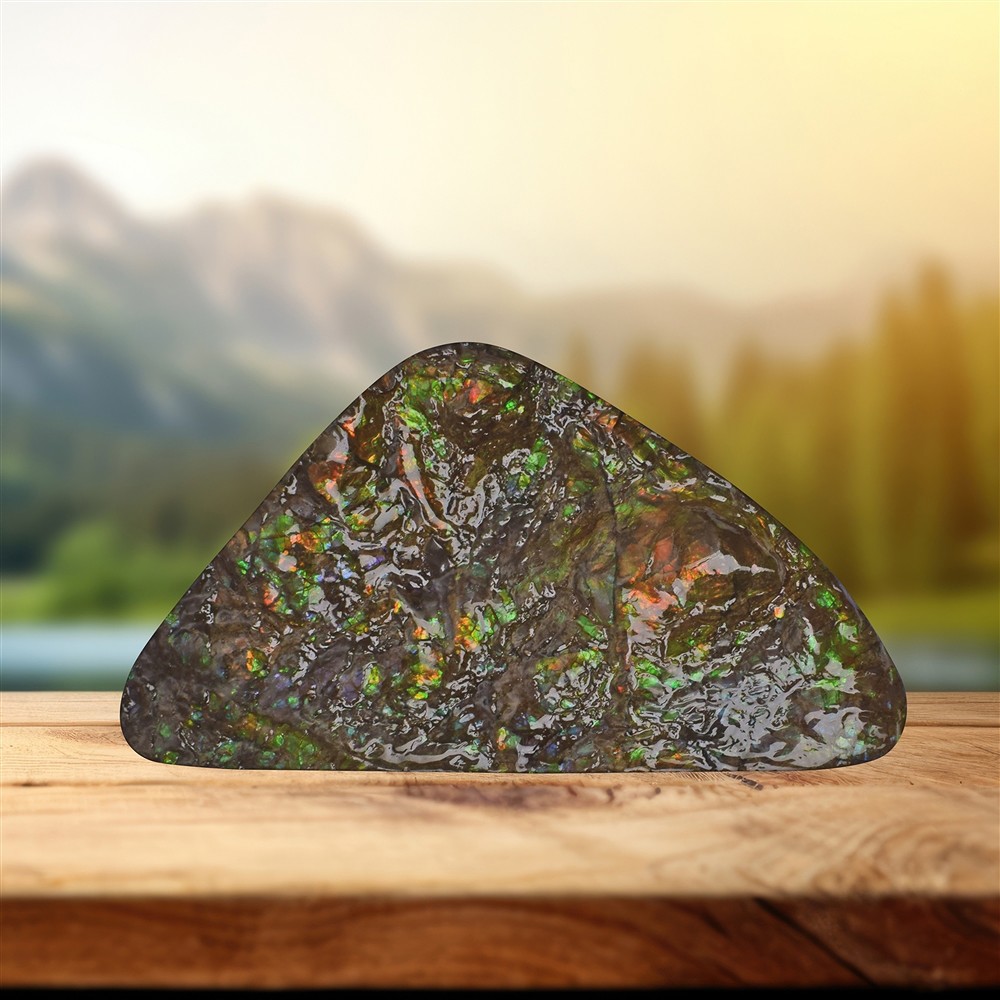 One side polished piece unique 056 | wholesaler gems, healing stones & jewelry