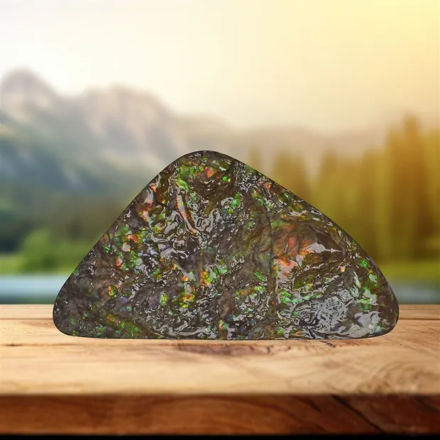 Ammolith-Anschliff Unikat 056 | Großhändler Edelsteine, Heilsteine & Schmuck