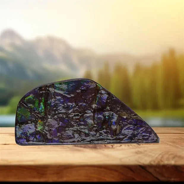 One side polished piece unique 081 | wholesaler gems, healing stones & jewelry