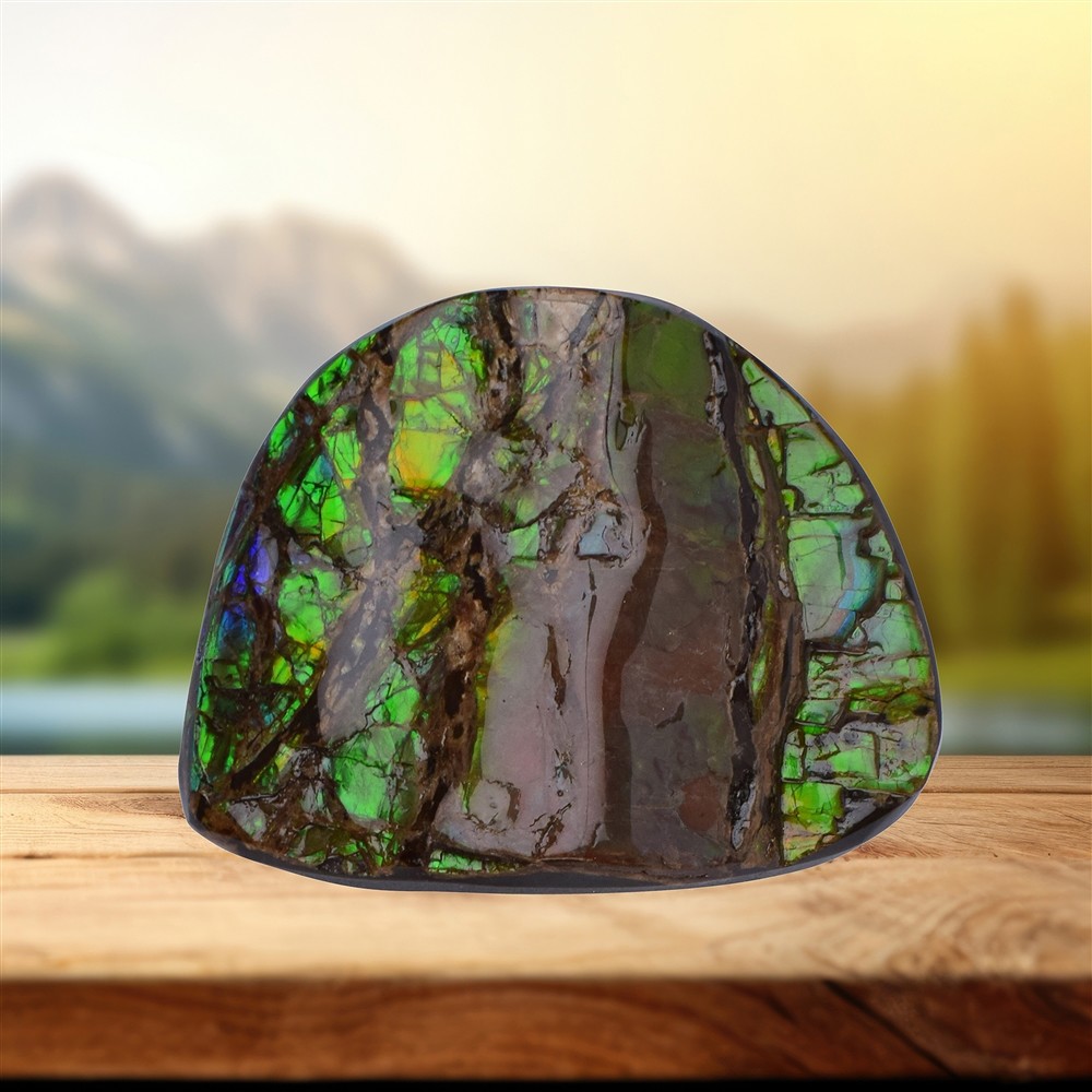 One side polished piece unique 089 | wholesaler gems, healing stones & jewelry