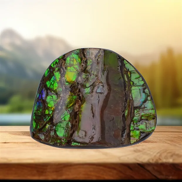 One side polished piece unique 089 | wholesaler gems, healing stones & jewelry