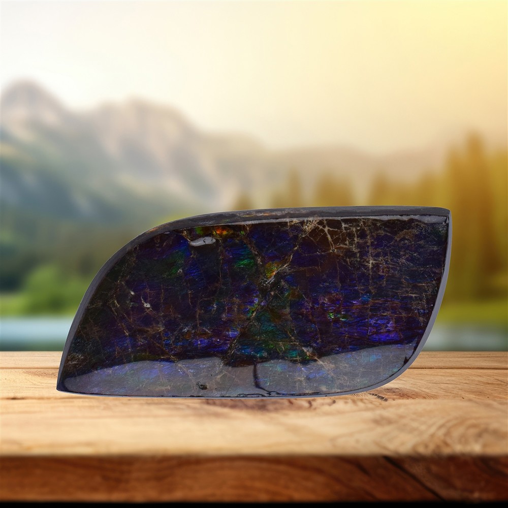 Ammolita taglio unico 109 | Ingrosso Schreier; gemme, pietre curative e gioielli