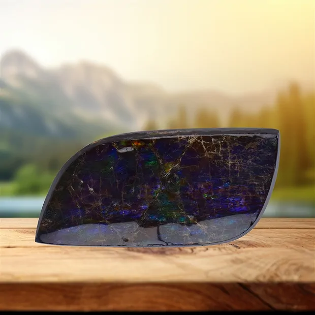 One side polished piece unique 109 | wholesaler gems, healing stones & jewelry