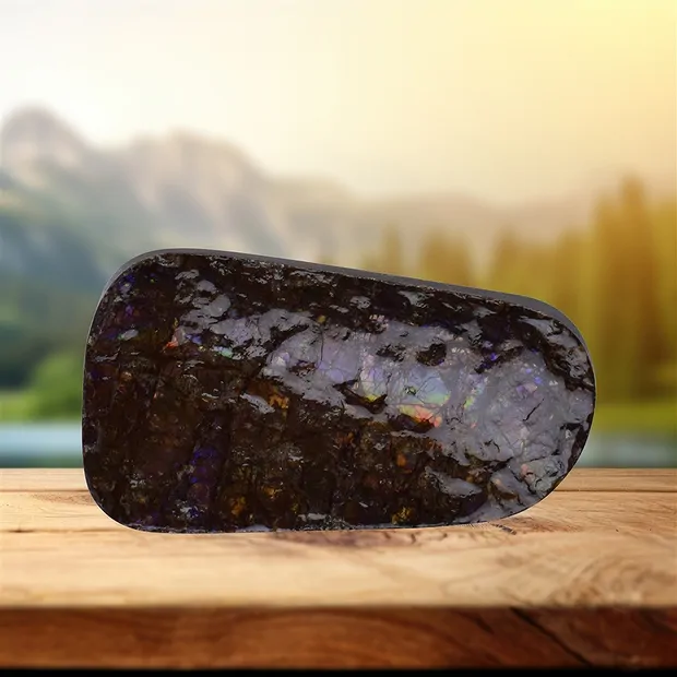 One side polished piece unique 110 | wholesaler gems, healing stones & jewelry