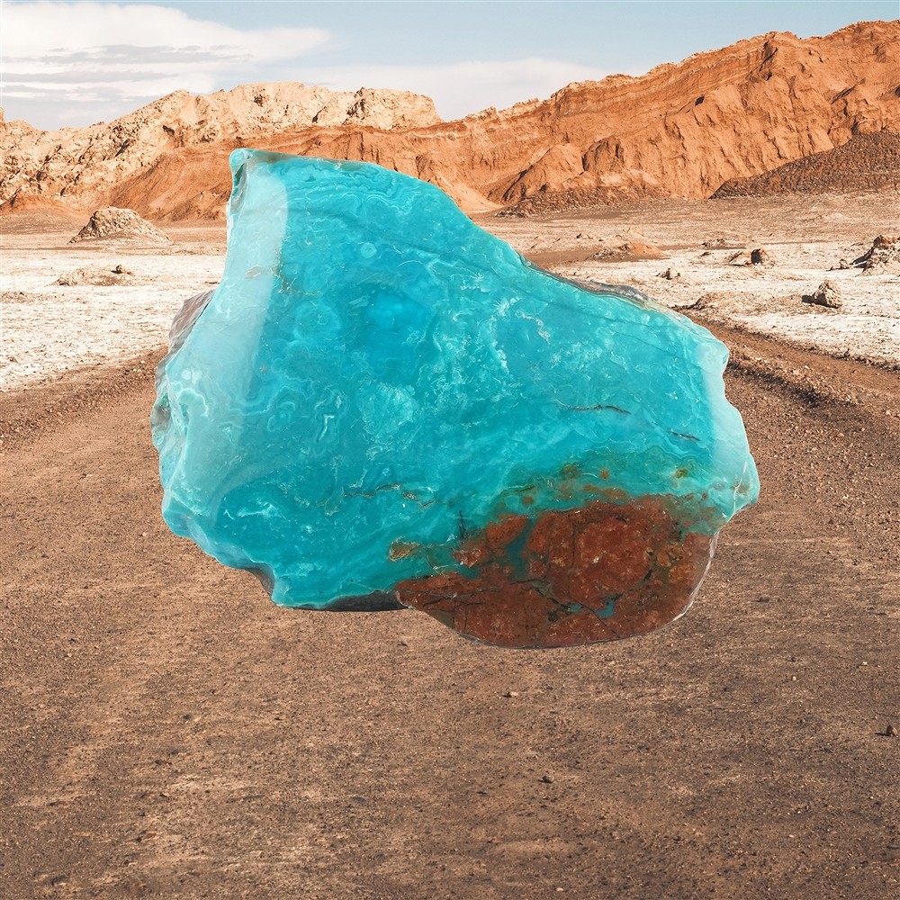 Recorte de Ópalo de Atacama, 7 x 5 cm, único 002 | Marco Schreier