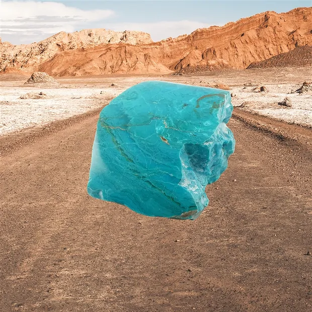 Recorte de Ópalo de Atacama, 4 x 7 cm, único 004 | Marco Schreier