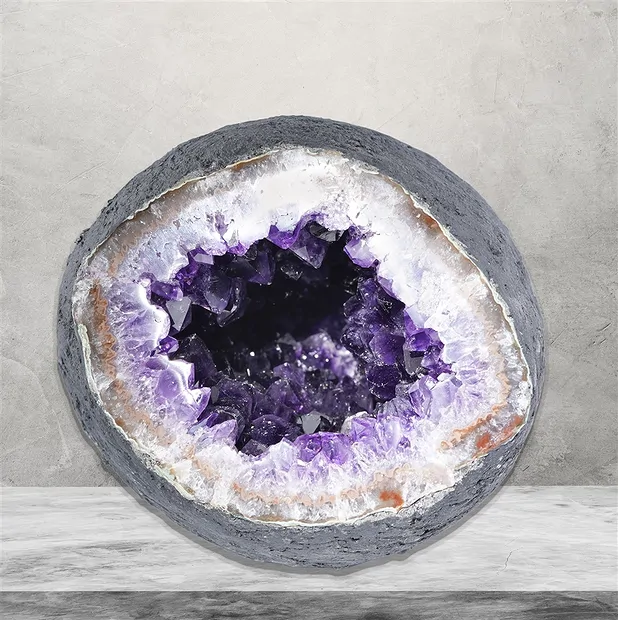 Cave amethyst unique #459 | Schreier - wholesaler gems, healing stones & jewelry