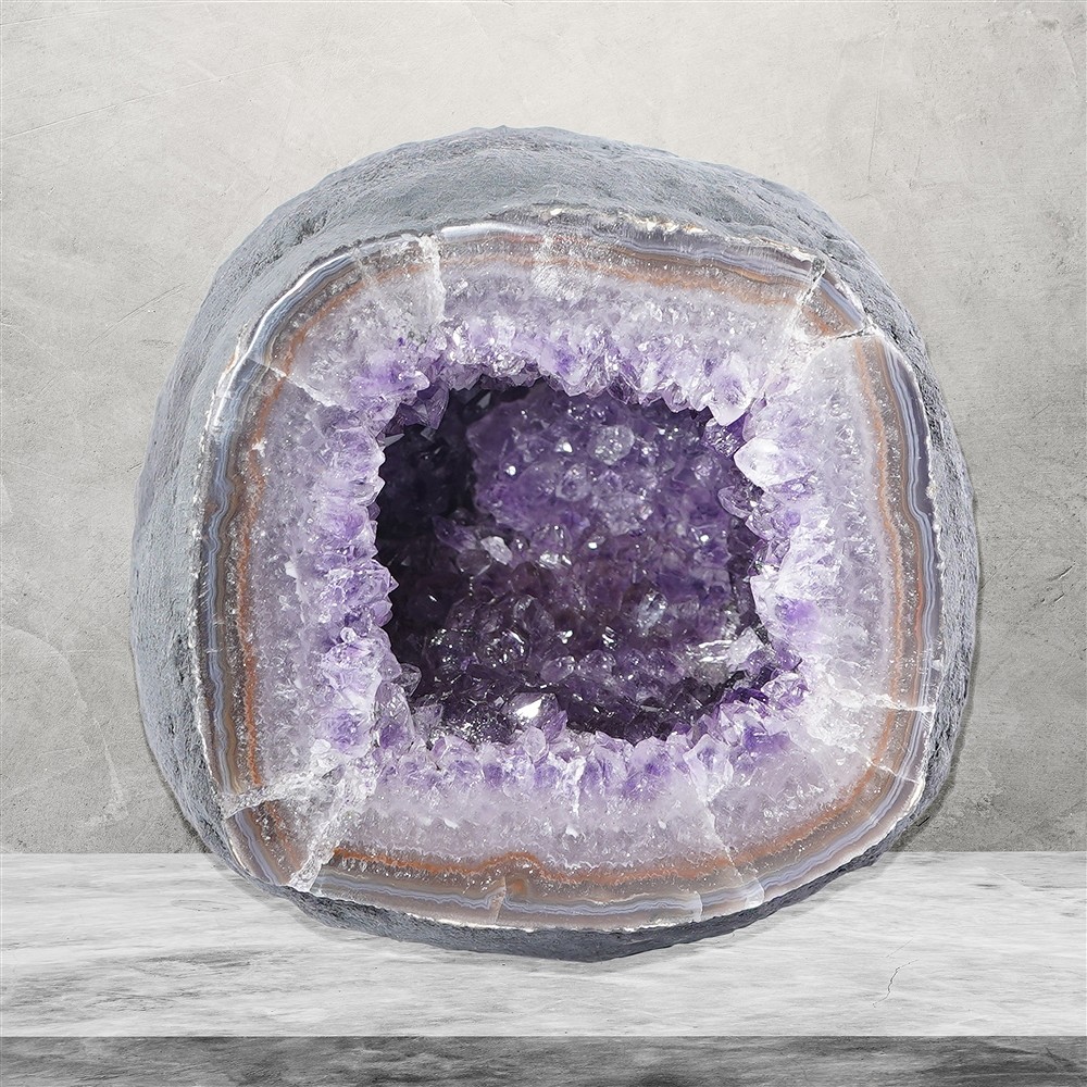 Amethyst-Höhle Unikat 495 | Schreier Großhandel Edelsteine, Heilsteine & Schmuck